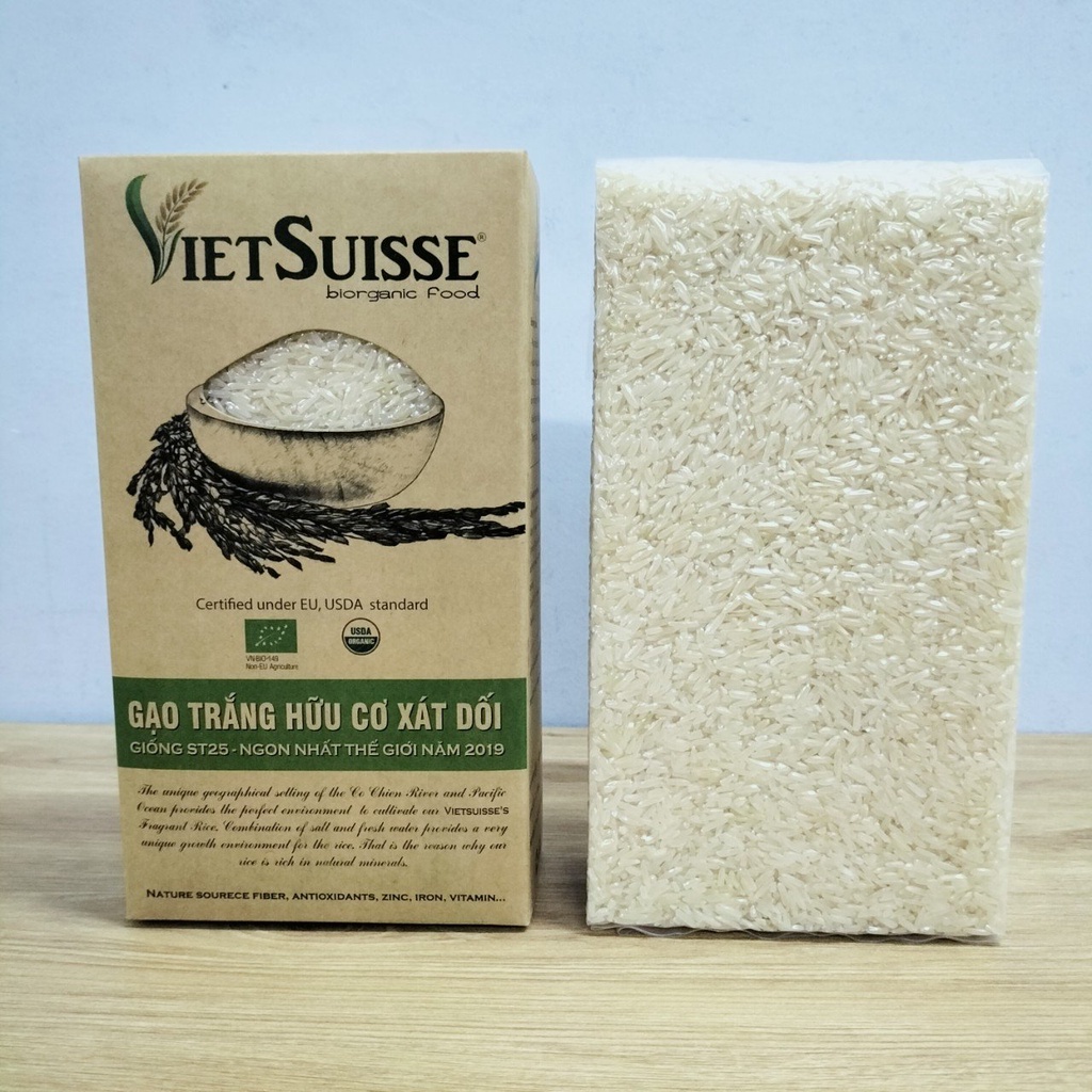 Gạo Hữu Cơ Vietsuisse 1kg