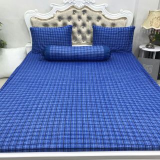 Bộ Drap Thun Hàn Quốc mát lạnh 4 món