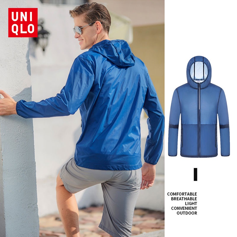 Áo Khoác Thể Thao unisex Chống Tia uv Chống Gió Mau Khô Thoáng Khí