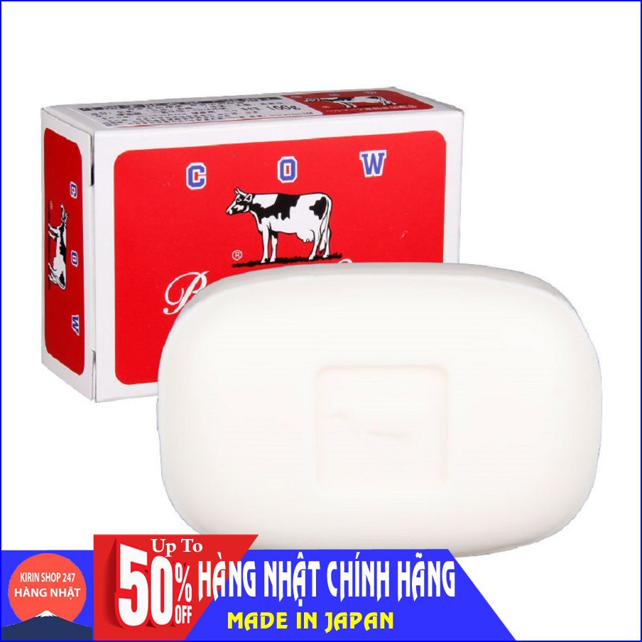 Xà bông tắm dùng cho cả mặt COW 100g Hàng Nội Địa Nhật