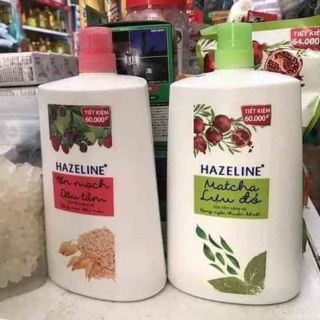 combo sữa tắm hazeline