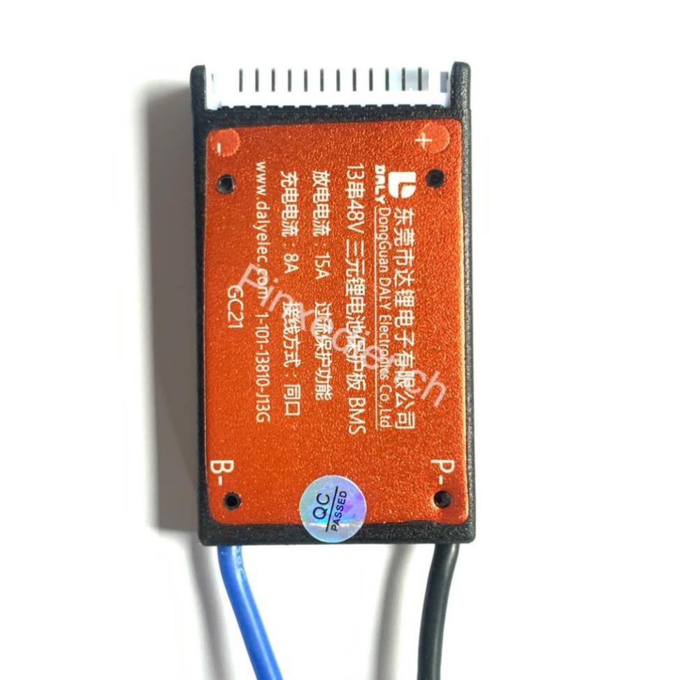Bảng mạch bảo vệ pin 18650 Lithium Ion 3.7V BMS DALY 13S 48V-54,6V 15A chính hãng