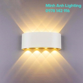Đèn LED Hắt Tường Treo Tường Gắn Tường Trong Nhà Ngoài Trời 2 Bóng 4 Bóng 6 Bóng 8 Bóng