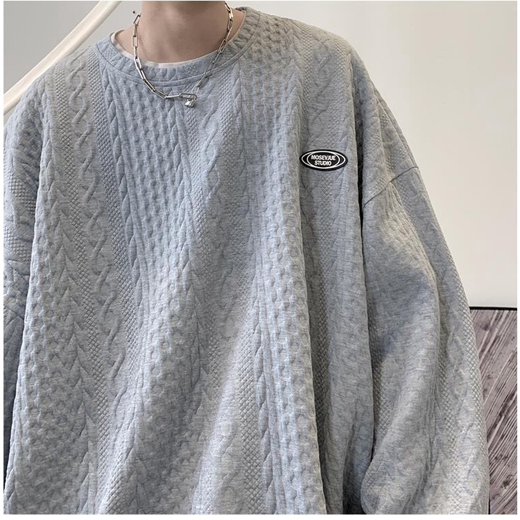 Áo Sweater Pullover Dáng Rộng Phong Cách Hàn Quốc Thời Trang Dành Cho Nam 2022
