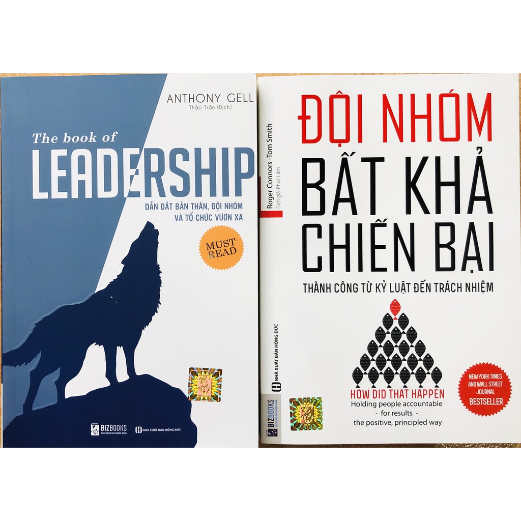 Sách - Combo The book of leadership – Dẫn dắt bản thân, đội nhóm và tổ chức vươn xa + Đội Nhóm Bất Khả Chiến Bại