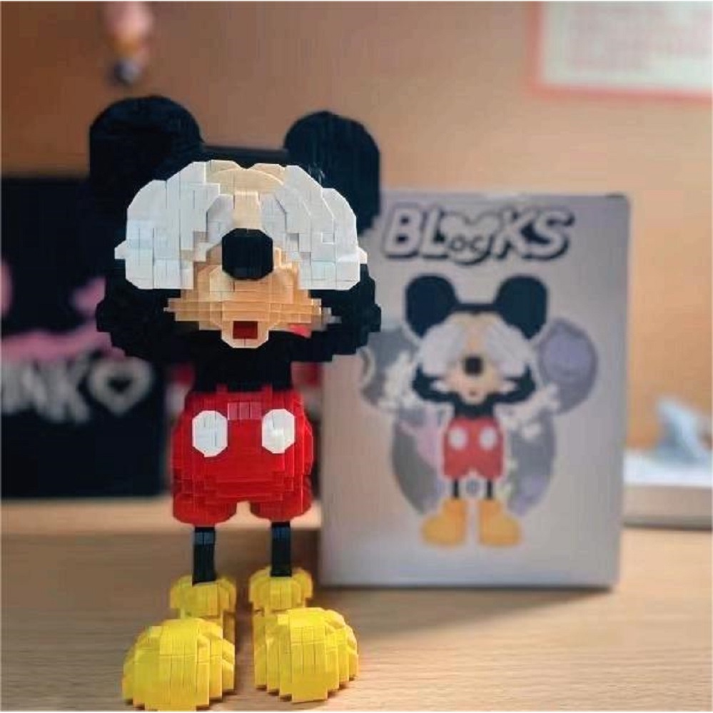 Bộ Đồ Chơi Lắp Ráp Hình Chuột Mickey Shy Disney Dễ Thương 13601