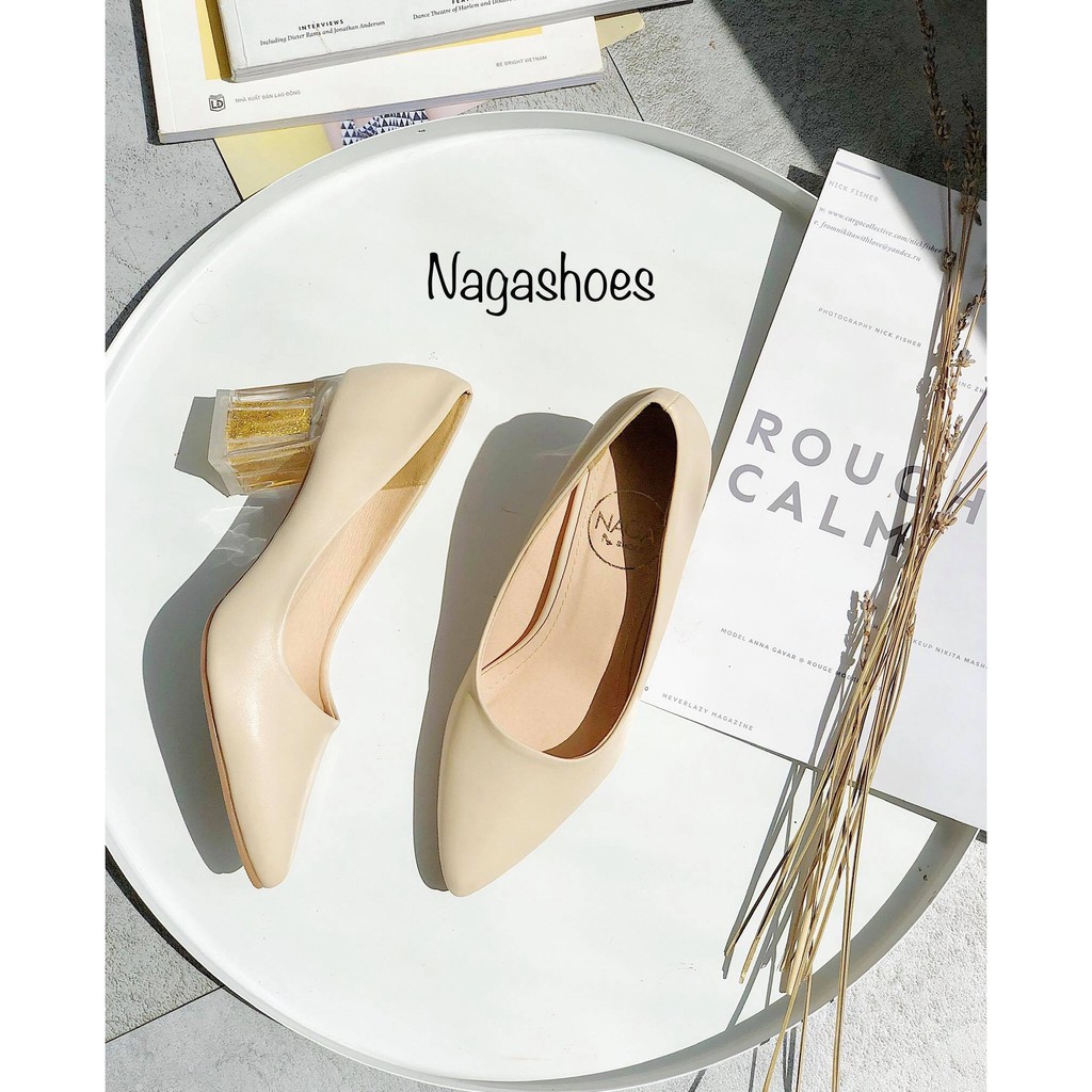 <3 GIÀY CAO GÓT NAGASHOES MŨI NHỌN GÓT KIM TUYẾN 5P NAC126 > . new ‼️ . new ! <3 new ⚡ ; * 2021 ¹ NEW hot ‣