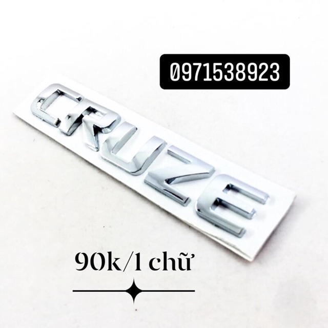 Logo chữ chevrolet cruze