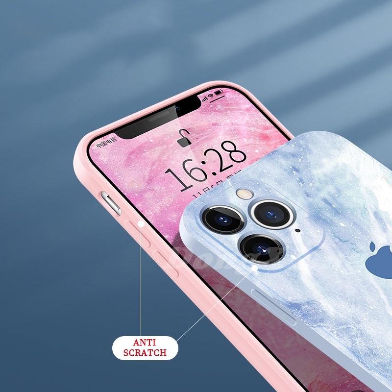 Ốp điện thoại silicon vuông chống sốc cho Realme C25 C25S RealmeC15 C12 Realme5 5i 6i C3 C1 RealmeC2 Narzo20 Narzo 30A