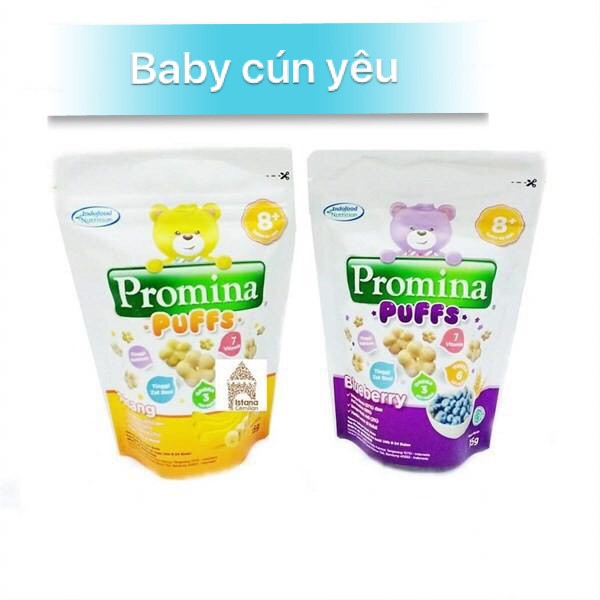 BÁNH ĂN DẶM PROMINA HƯƠNG VỊ CHUỐI/ VIỆT QUẤT/VỊ KHOAI LANG/VỊ TÁO VÀ DÂU