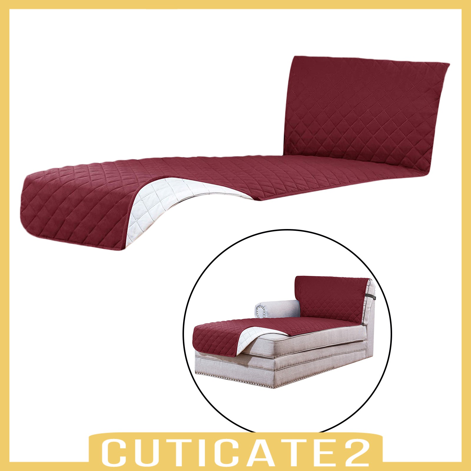 Vỏ Bọc Ghế Sofa Chữ L Cuticate2 Kèm Dây Đai Co Giãn