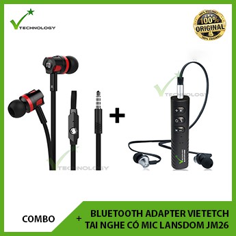 Tai nghe nhét tai earphone Langsdom JM26 Super Bass