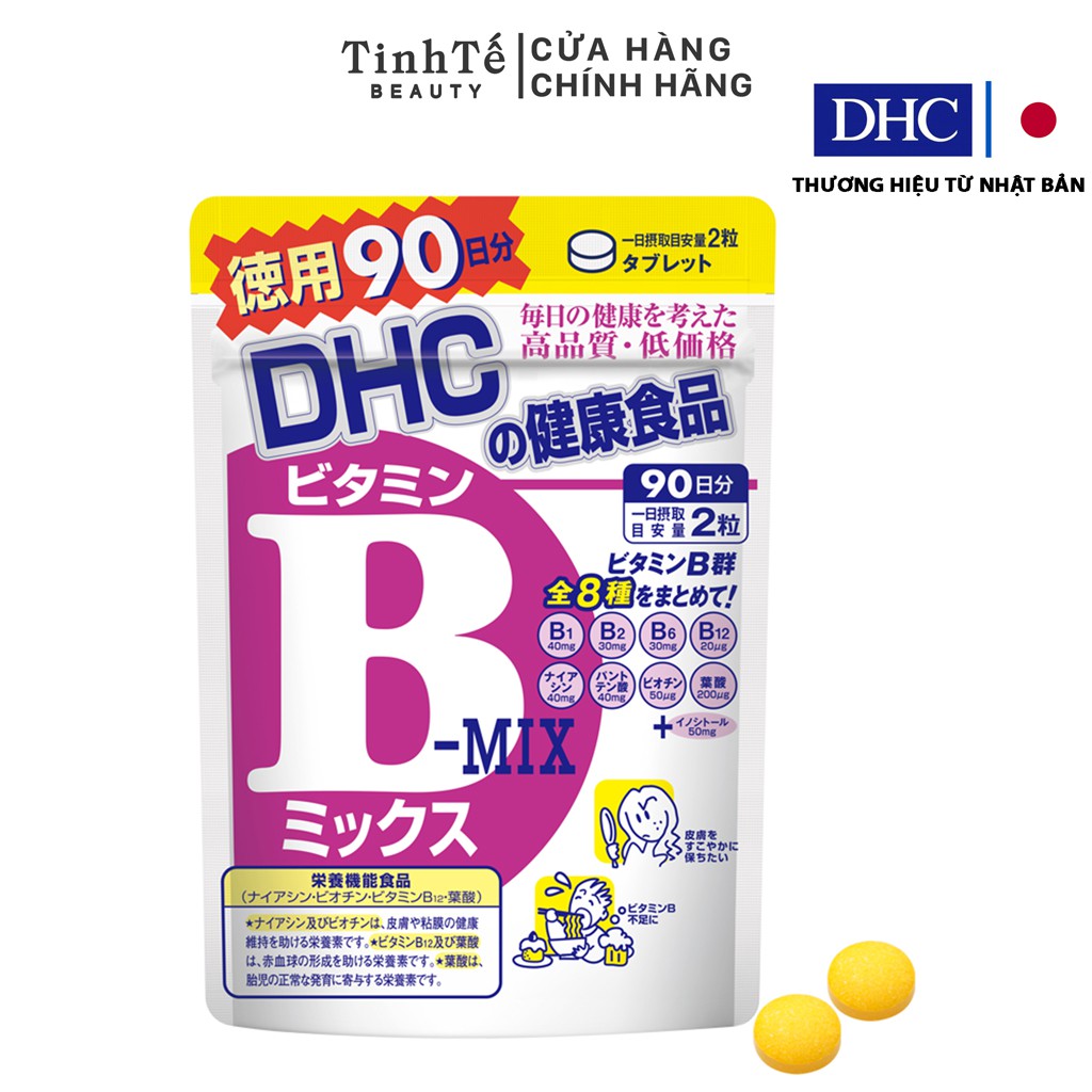 Viên uống Vitamin B tổng hợp DHC Vitamin B Mix 90 Ngày | Thế Giới Skin Care