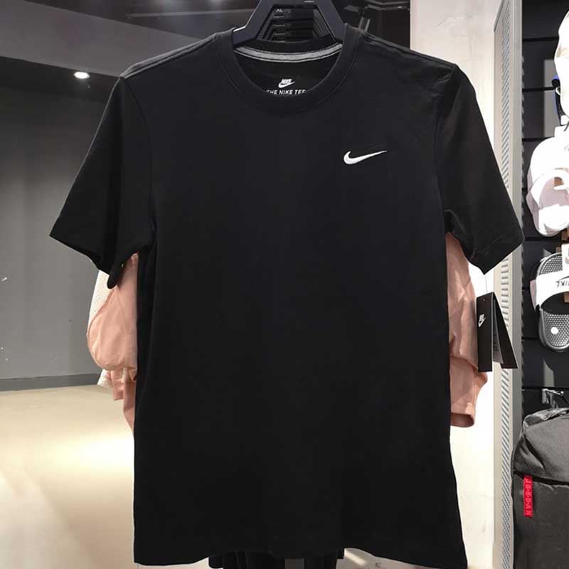 Áo thun cotton cổ tròn thêu họa tiết dành cho nam 842756