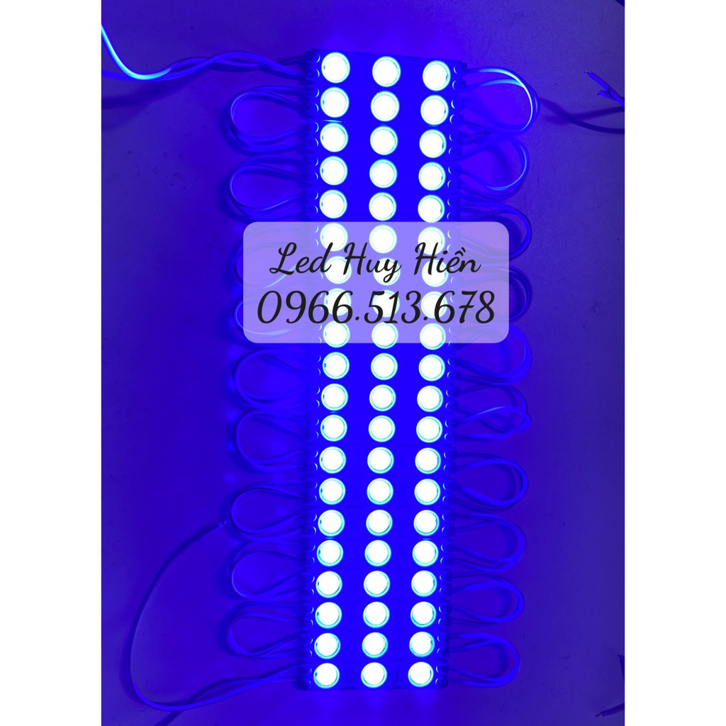 Led hắt 3 led 2835 kích thước 6012 màu trắng, trắng ấm và các màu - Vỉ 20 thanh 3 Led