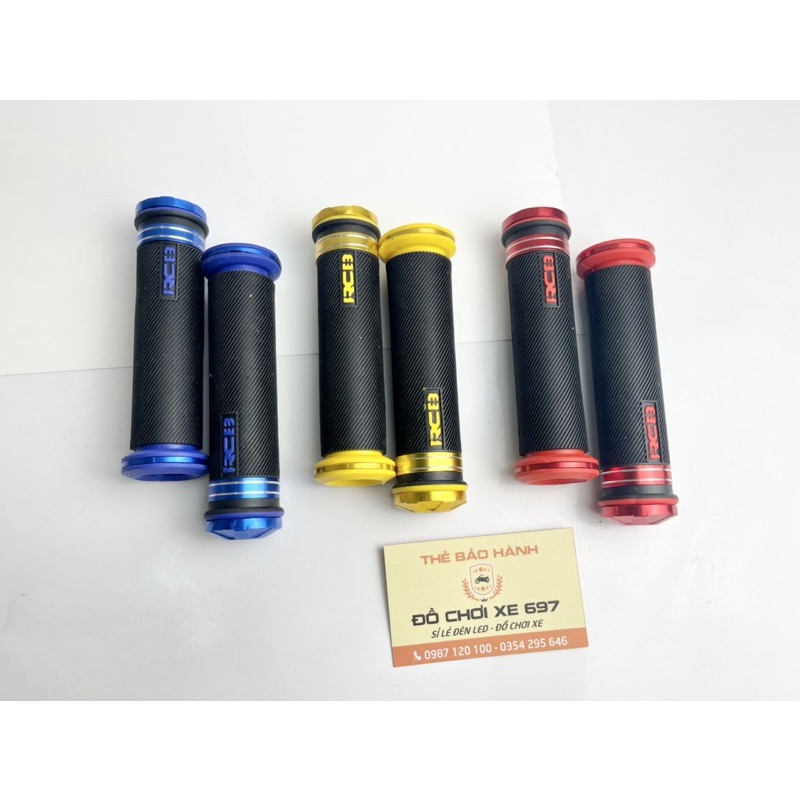 Tay nắm RCB gù nhôm mẫu AHG66. Lắp tất cả các dòng xe máy, xe điện.