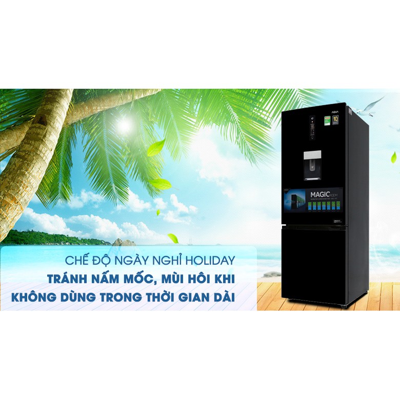 Tủ lạnh Aqua Inverter 288 lít AQR-IW338EB BS (Miễn phí giao tại HCM-ngoài tỉnh liên hệ shop)