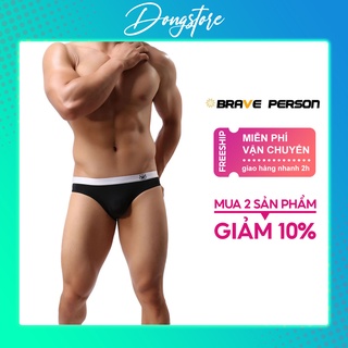Quần lót nam thời trang - quần sịp tam giác nam co giãn 4 chiều chất vải thoáng đãng cao cấp | brave person b1141