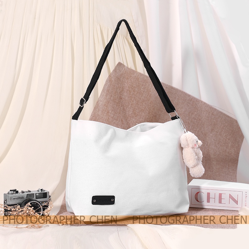 [Mã FAMARAL2 giảm 10k đơn từ 50k] Túi tote ulzzang đeo chéo đeo vai vải canvas thời trang mới nhất TX21