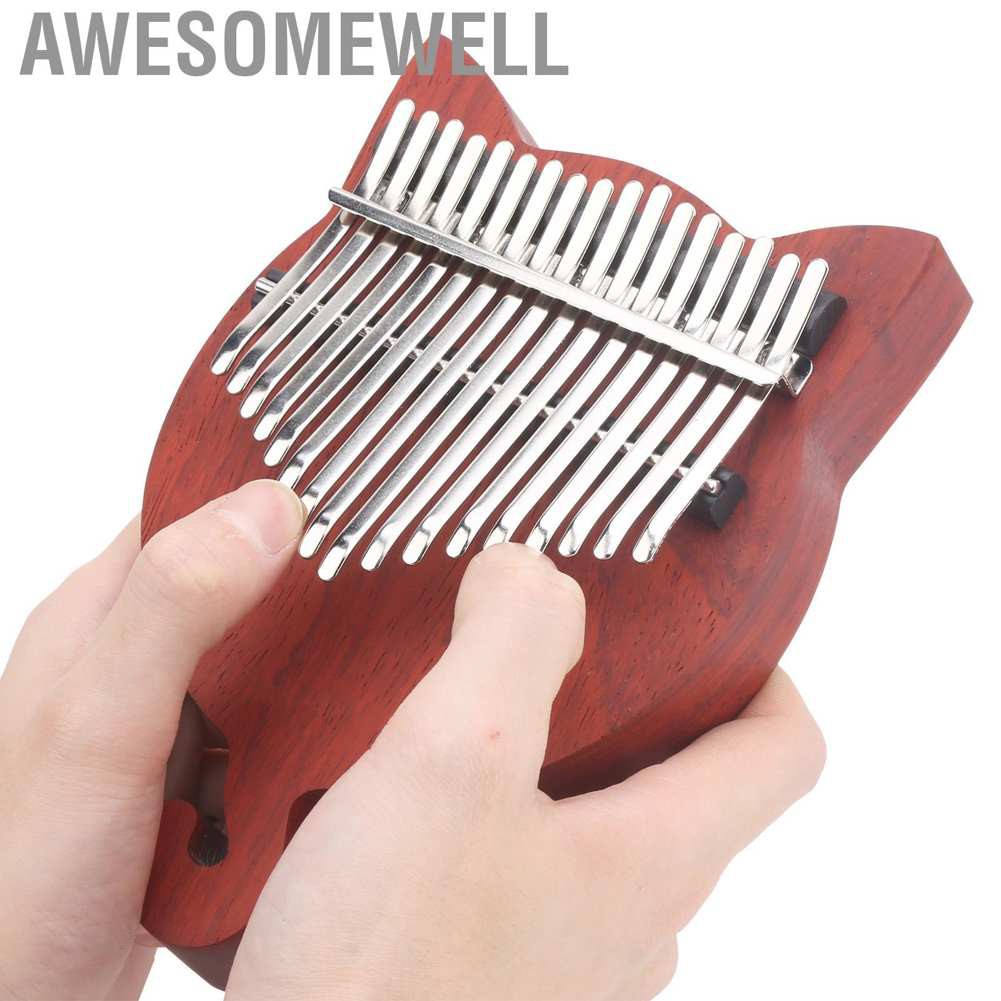 Đàn Kalimba 17 Phím Nhỏ Gọn Kèm Hộp Đựng Cho Người Mới Bắt Đầu