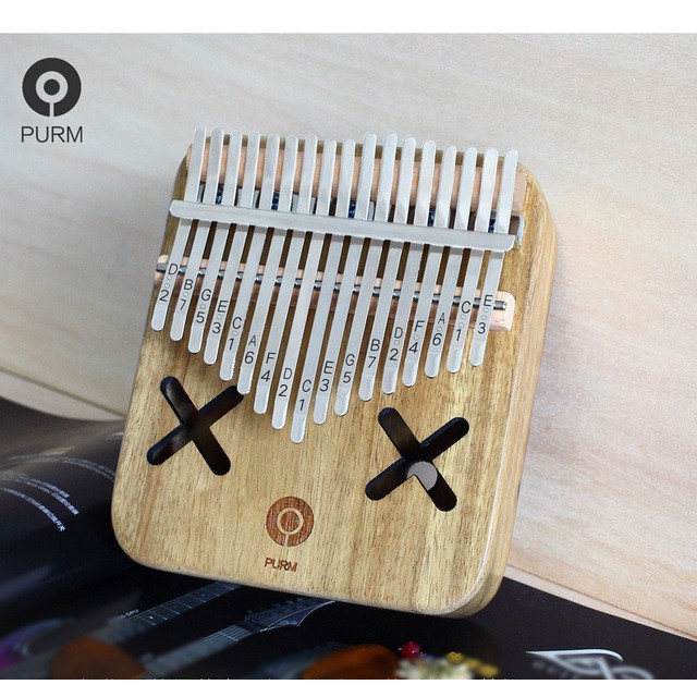 Đàn kalimba 17 phím gỗ nguyên khối Mahagony GECKO000040