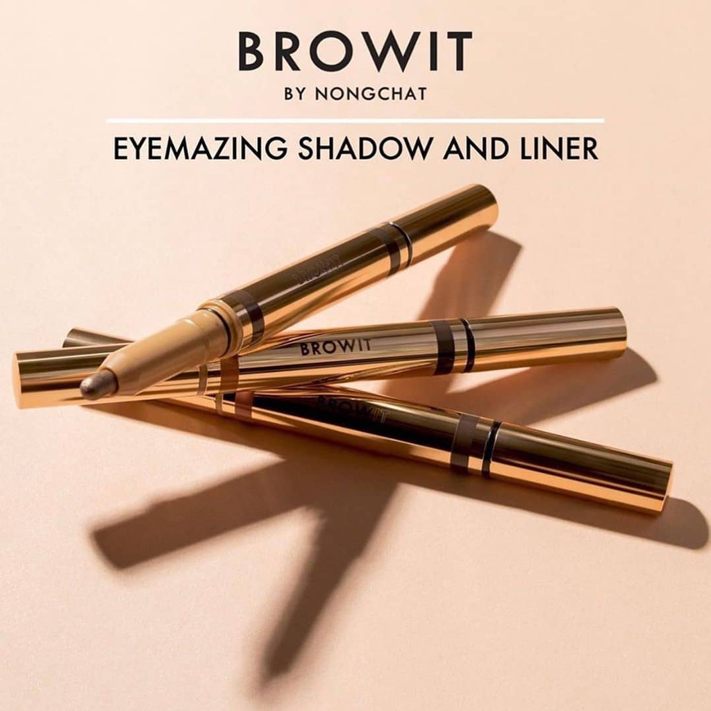 [New] Bút Kẻ Mắt Và Sáp Mắt 2in1 Browit Eyemazing Shadow and Liner
