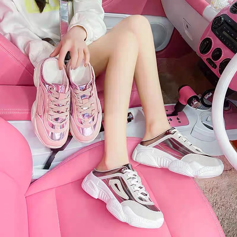 Giày sục thể thao nữ đế Gồ Cao Cấp Xuất xịn