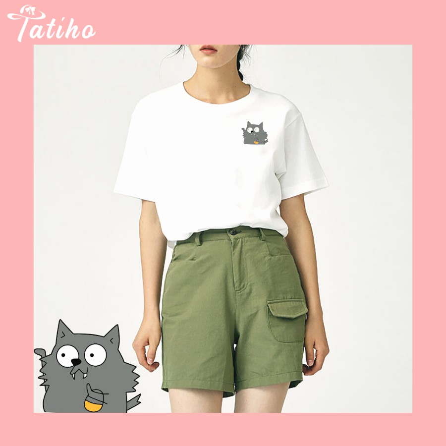 [Hàng Xịn, Gía Tốt] Áo Phông Thun Unisex In Hình Icon Thời Trang Nam Nữ Couple Nhiều Màu Họa Tiết Cáo - Cotton - AT010