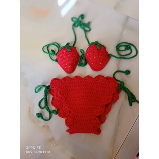 bikini HandMade bằng len cho bé