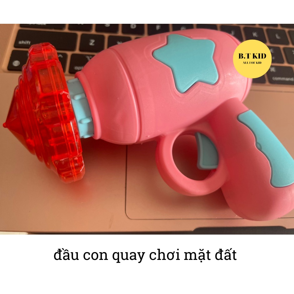 Súng bắn con quay phát sáng, bé tăng khả năng vận động và chơi đội nhóm,đồ chơi bé trai, bé gái,quà tặng giáng sinh đẹp.