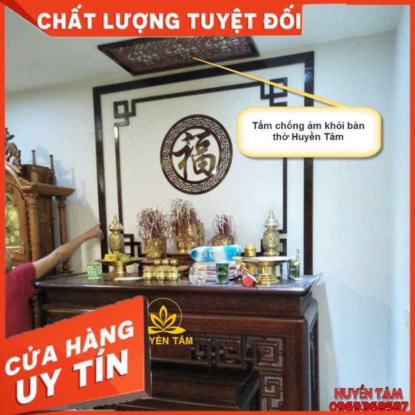 [Chính hiệu Huyền Tâm] Tấm chắn khói bàn thờ kích thước 48x89cm [Thương hiệu Huyền Tâm size 48x89cm]