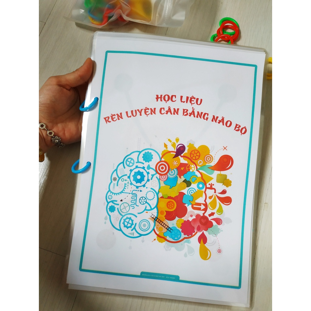 Khoen Nhựa cao câp đóng sách học liệu cho bé, thẻ ghi nhớ, Flashcard Đường Kính 32mm 4019