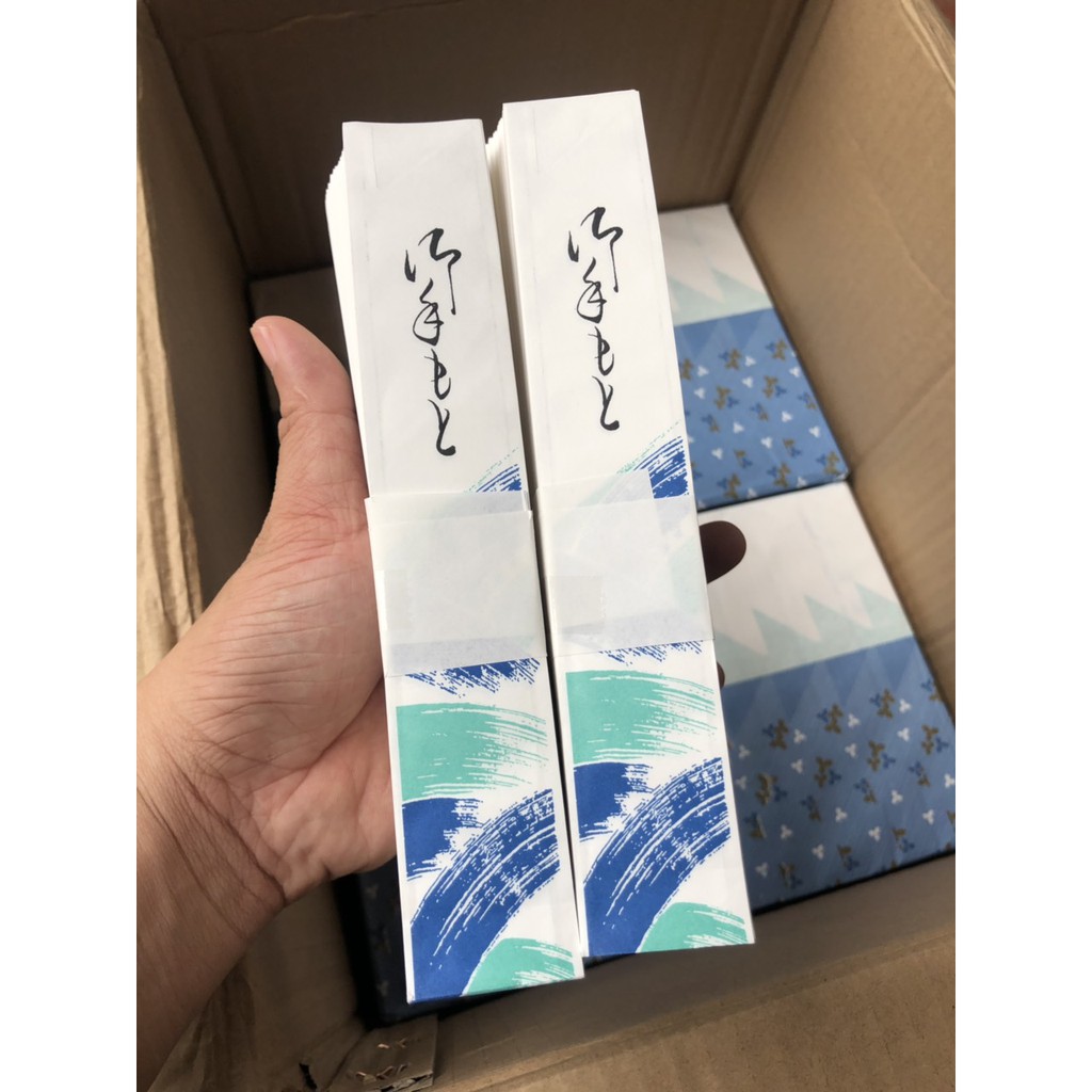 (Rẻ bằng 1/5 Siêu Thị) Set 100 đôi đũa gỗ Nhật Bản