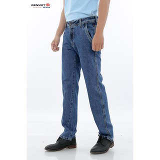 Quần dài jeans nam D1109J437 GENVIET