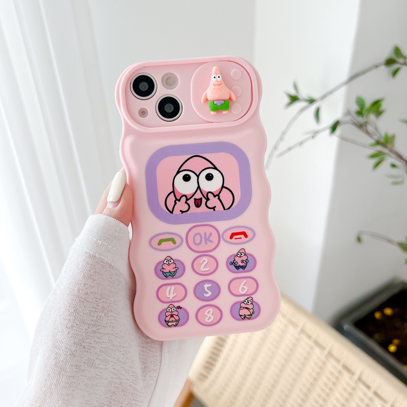 Ốp Điện Thoại Silicon Mềm Hình SpongeBob Dễ Thương Cho iPhone 12 13 11 PRO MAX XR 11 12 PRO