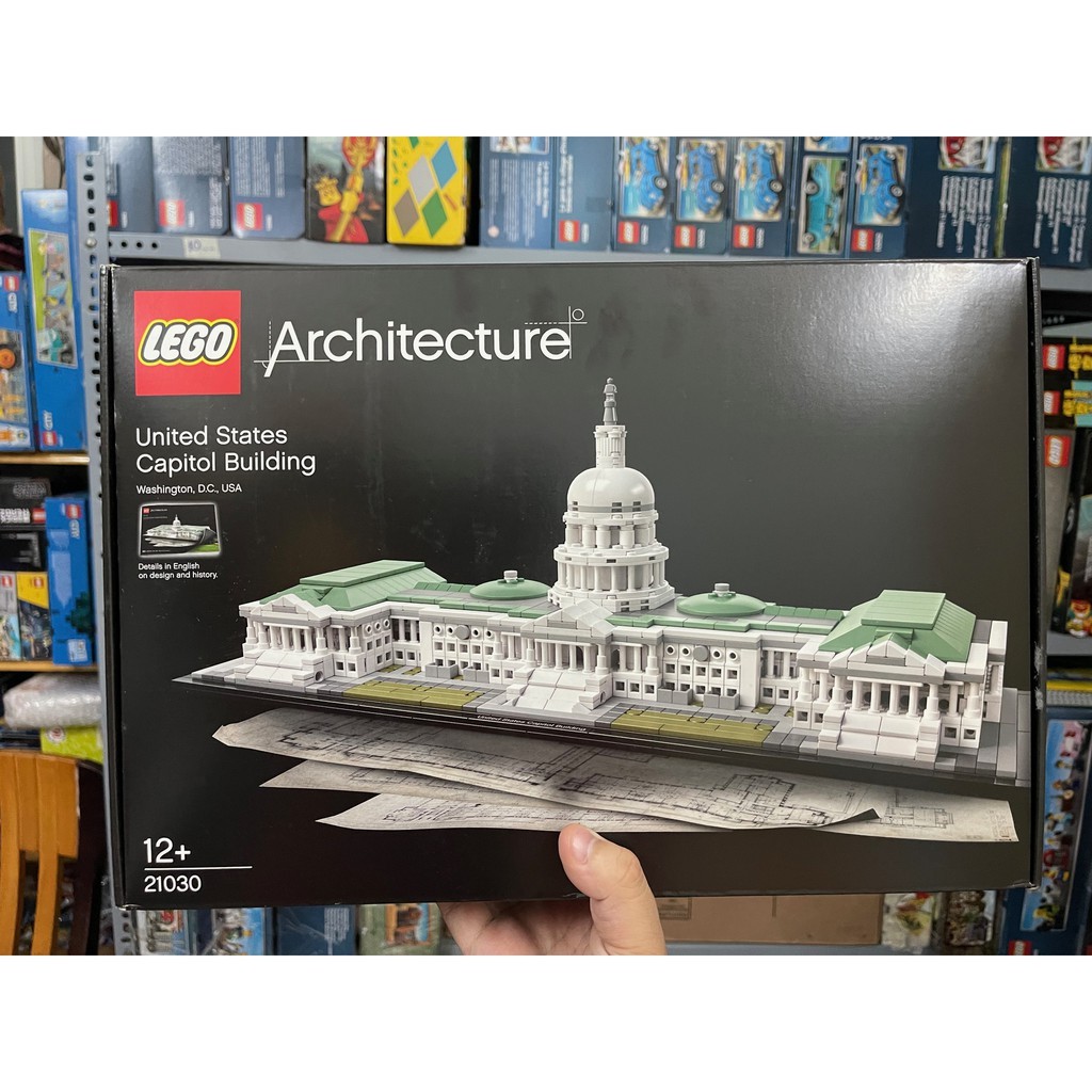 [CÓ SẴN] - LEGO 21030 - Architecture - United States Capitol Building - Tòa Nhà Quốc Hội Mỹ [CHÍNH HÃNG]