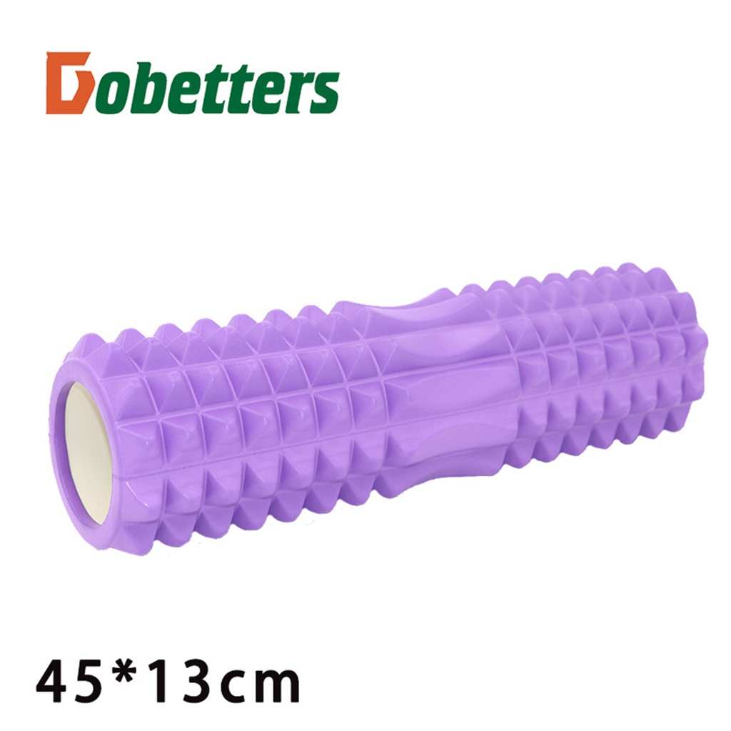 Con lăn massage yoga giãn cơ Foam Roller ống trụ lăn xốp thể thao cao cấp nhiều màu có gai Dobetters