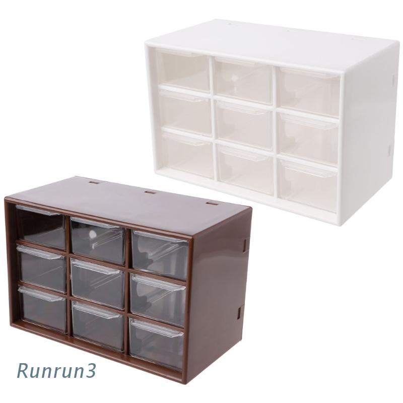 Tủ nhựa 9 ngăn kéo đựng đồ trang điểm để bàn