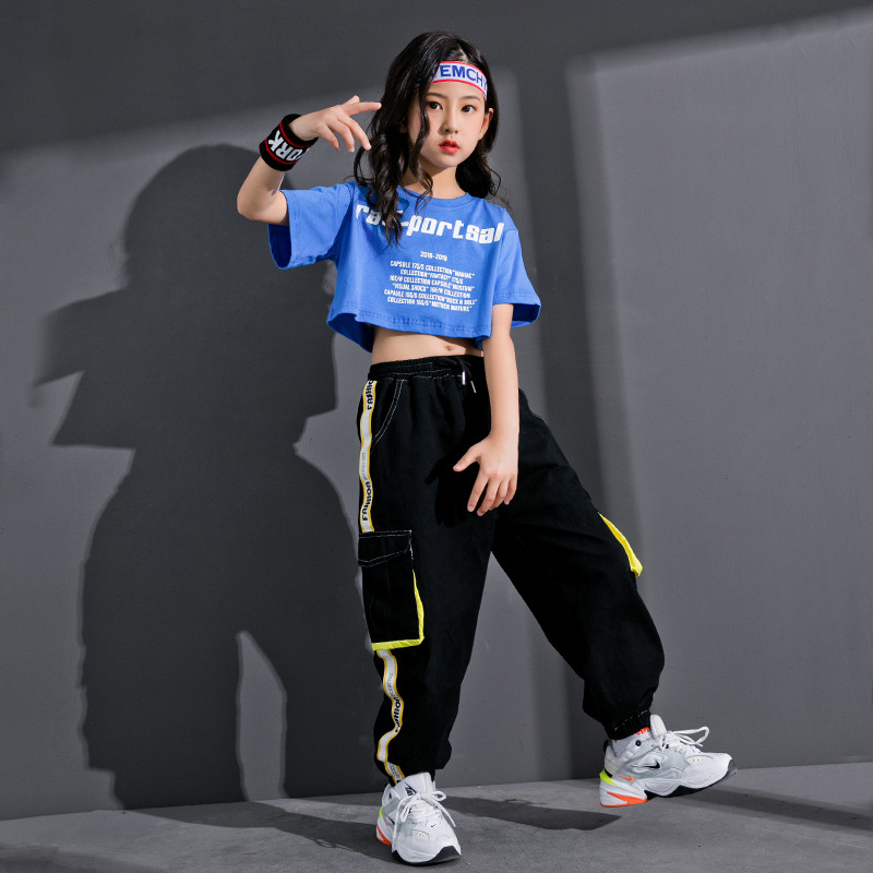 Set Đồ Biểu Diễn Phong Cách Hip Hop Cho Bé Gái