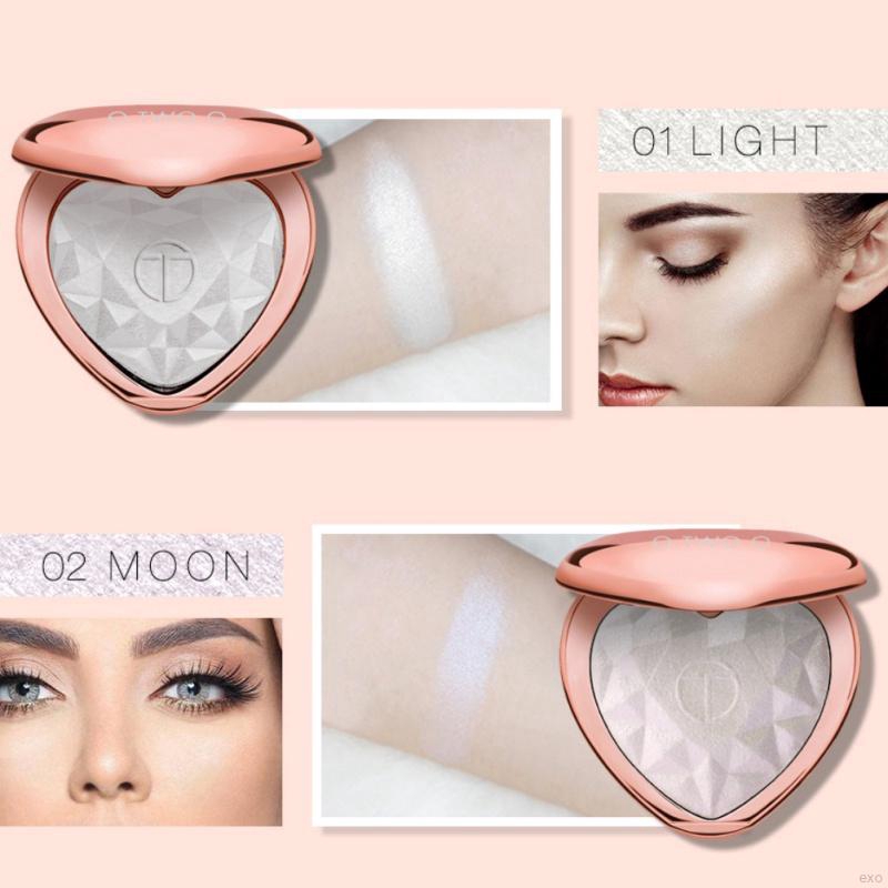 [Hàng mới về] Phấn bắt sáng thương hiệu O.TWO.O với thiết kế vỏ hình trái tim dễ thương | BigBuy360 - bigbuy360.vn