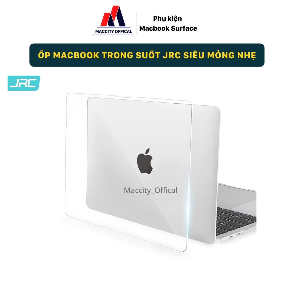 Ốp Macbook Màu Trong Suốt Chính Hãng JRC cho macbook-Chống Va Đập Tốt