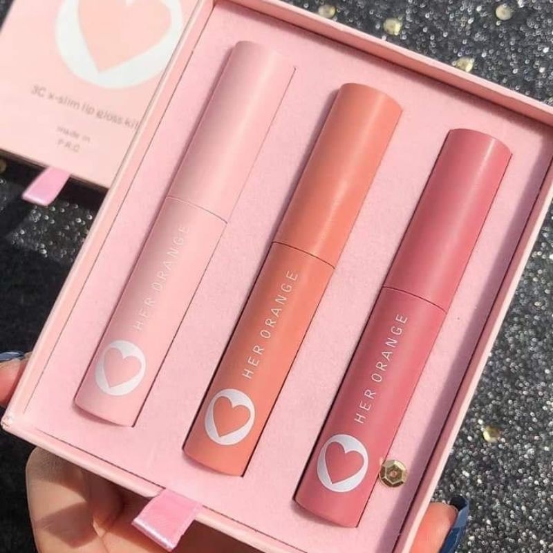 (hàng Mới Về) 1 Set Son Kem Lì Cho Màu Mượt Mà Hiệu Herorange | BigBuy360 - bigbuy360.vn