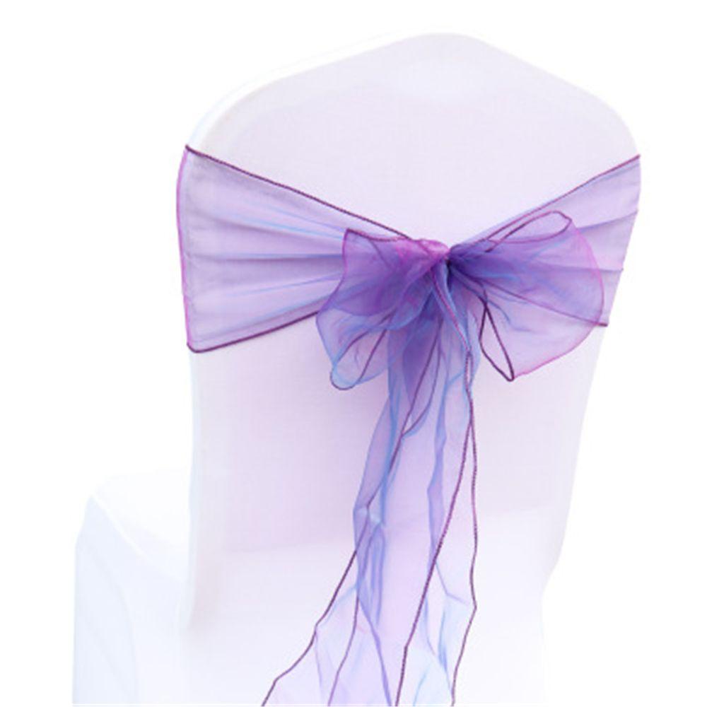 Dây Ruy Băng Đeo Chéo 18 * 275cm Bằng Vải Organza Trang Trí Tiệc Cưới