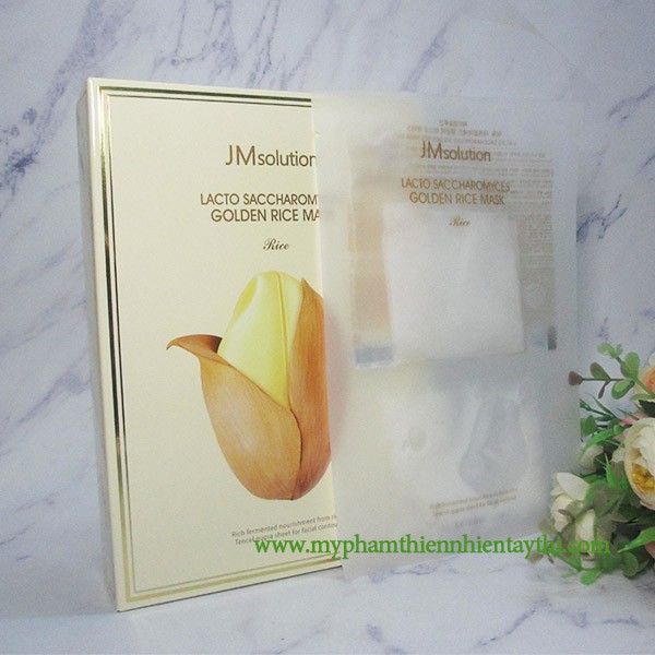 Mặt Nạ JM Solution #Gạo Rice Lacto Saccharomyces Golden Rice Mask