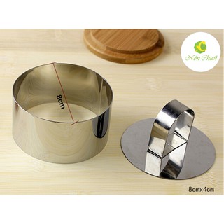 Khuôn ring mouse làm bánh Mouse mini có nắp