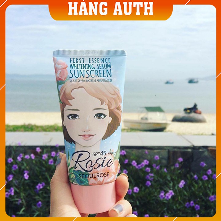 [HÀNG CHÍNH HÃNG] Kem chống nắng Rosie Seoul Rose - Kem chống nắng trắng da siêu HOT HIT CHO HÈ