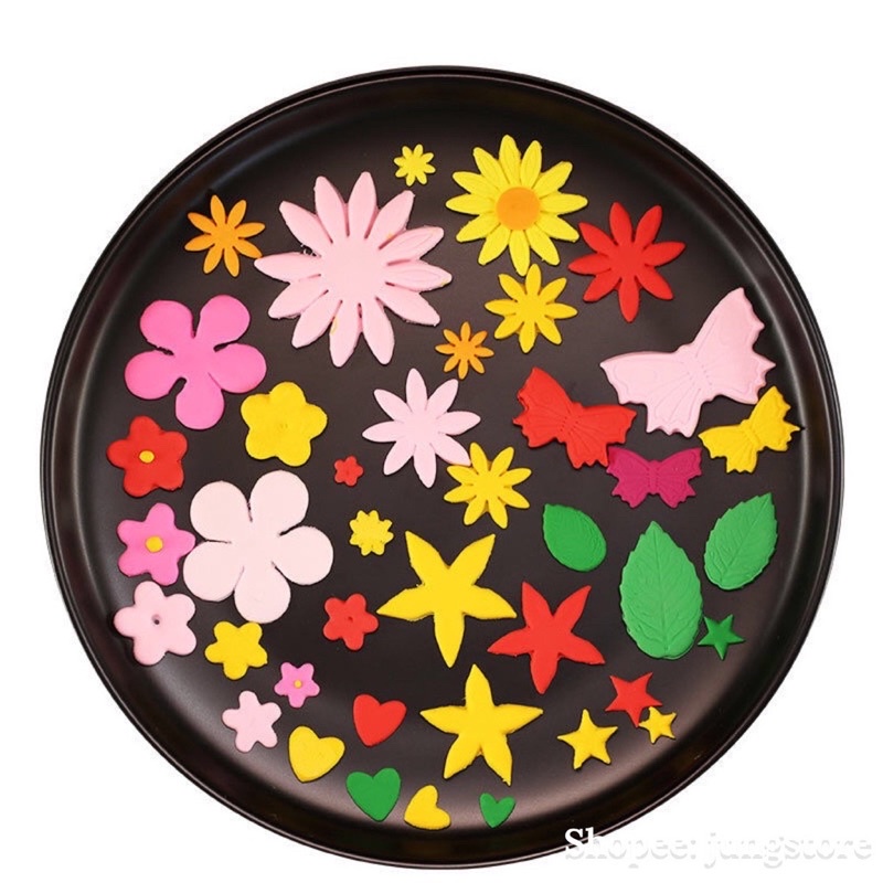 Bộ 33 khuôn nhấn fondant, tạo hình bánh quy, bánh bao