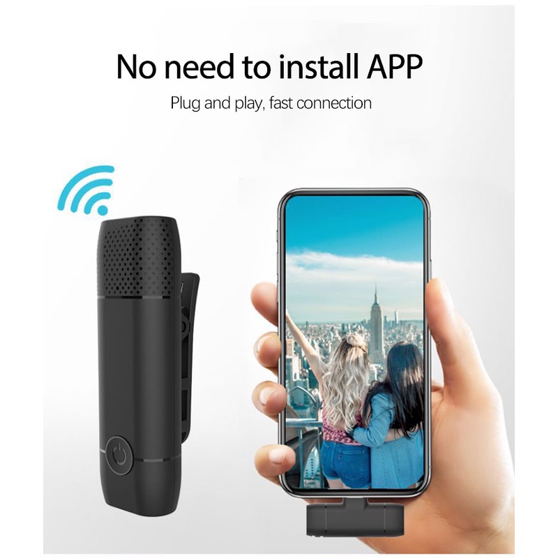 Micro ko dây/mini mic livestream/micro không dây cài áo/tablet táo/Android Vlog Type-C/Hải cảng Micrô