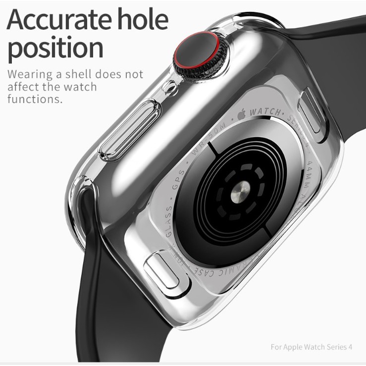 Hoco Ốp Bảo Vệ Trong Suốt Cho Đồng Hồ Thông Minh Apple Watch 44mm (series 4 & Series 5)