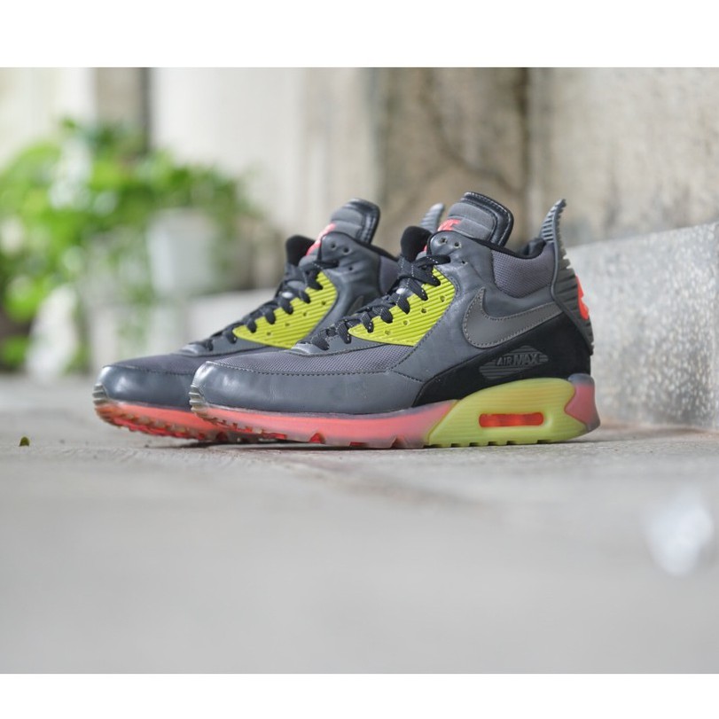 [2hand] Giày Thể Thao NIKE AIRMAX 90 SNEAKERBOOT ICE 684722-002 GIÀY CŨ CHÍNH HÃNG